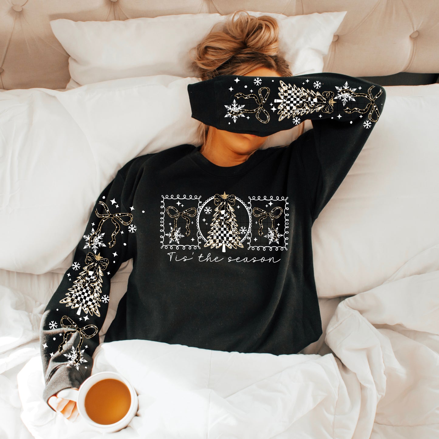 Tis The Season Checker Tree Transfer *TWO PART**SOLD SEPARATELY**