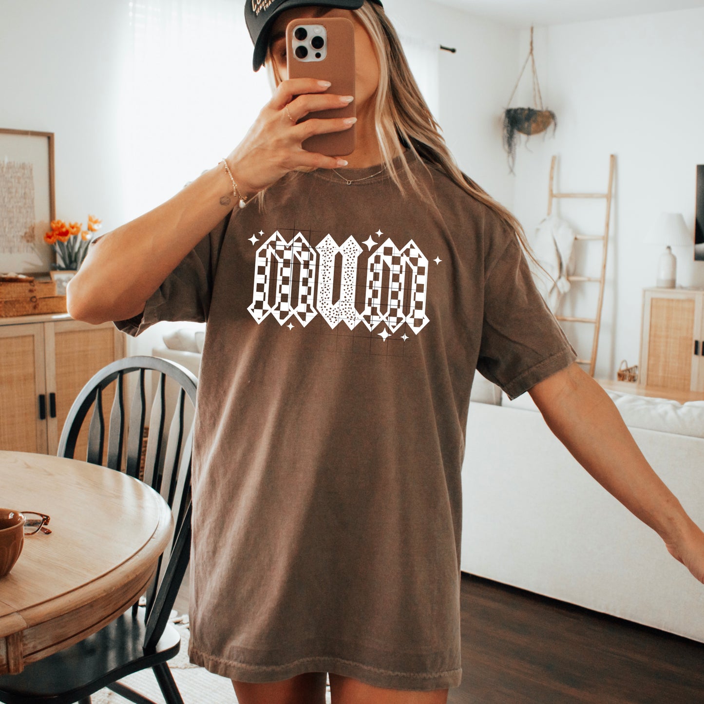 Mum Checker Bows Transfer