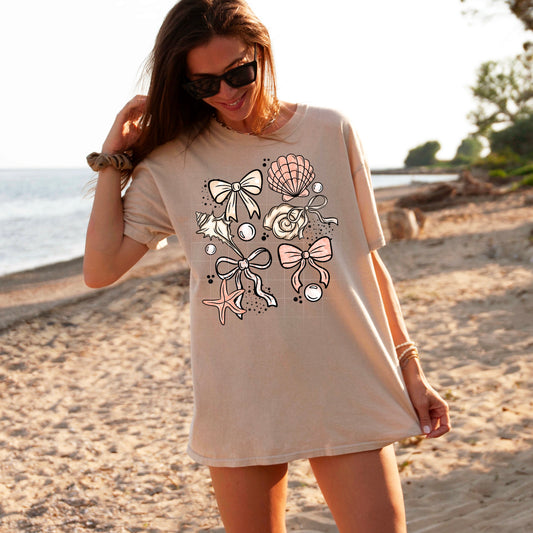Seashell Bows Transfer