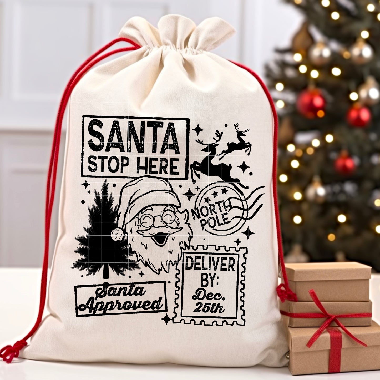 Santa Stops Here** TWO PART* SOLD SEPARATELY**