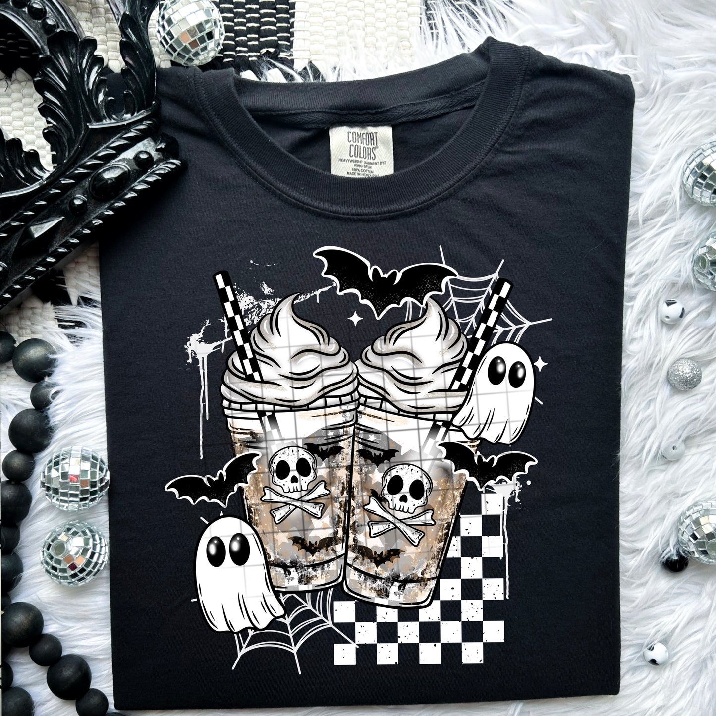 Skull Ghost Coffee Transfer