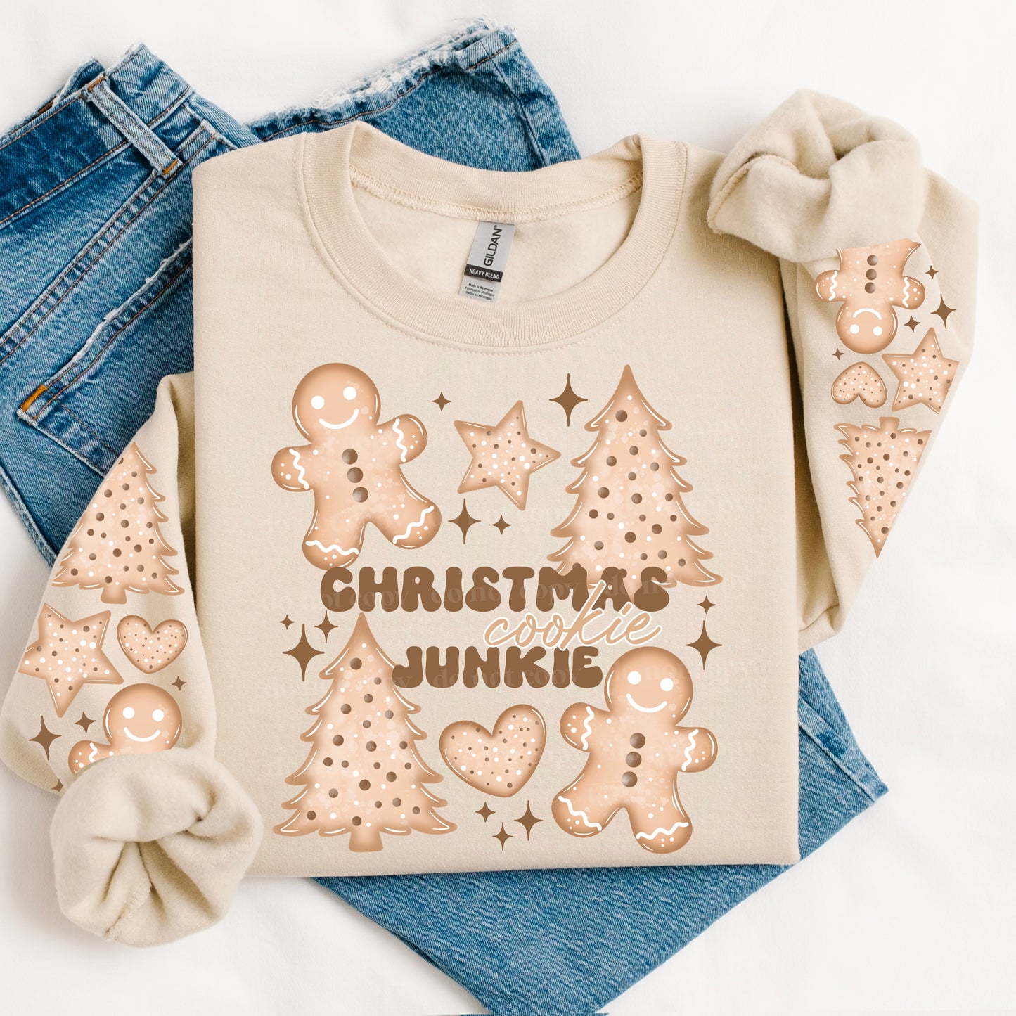 Christmas Cookie Junkie ** TWO PART* SOLD SEPARATELY** Transfer