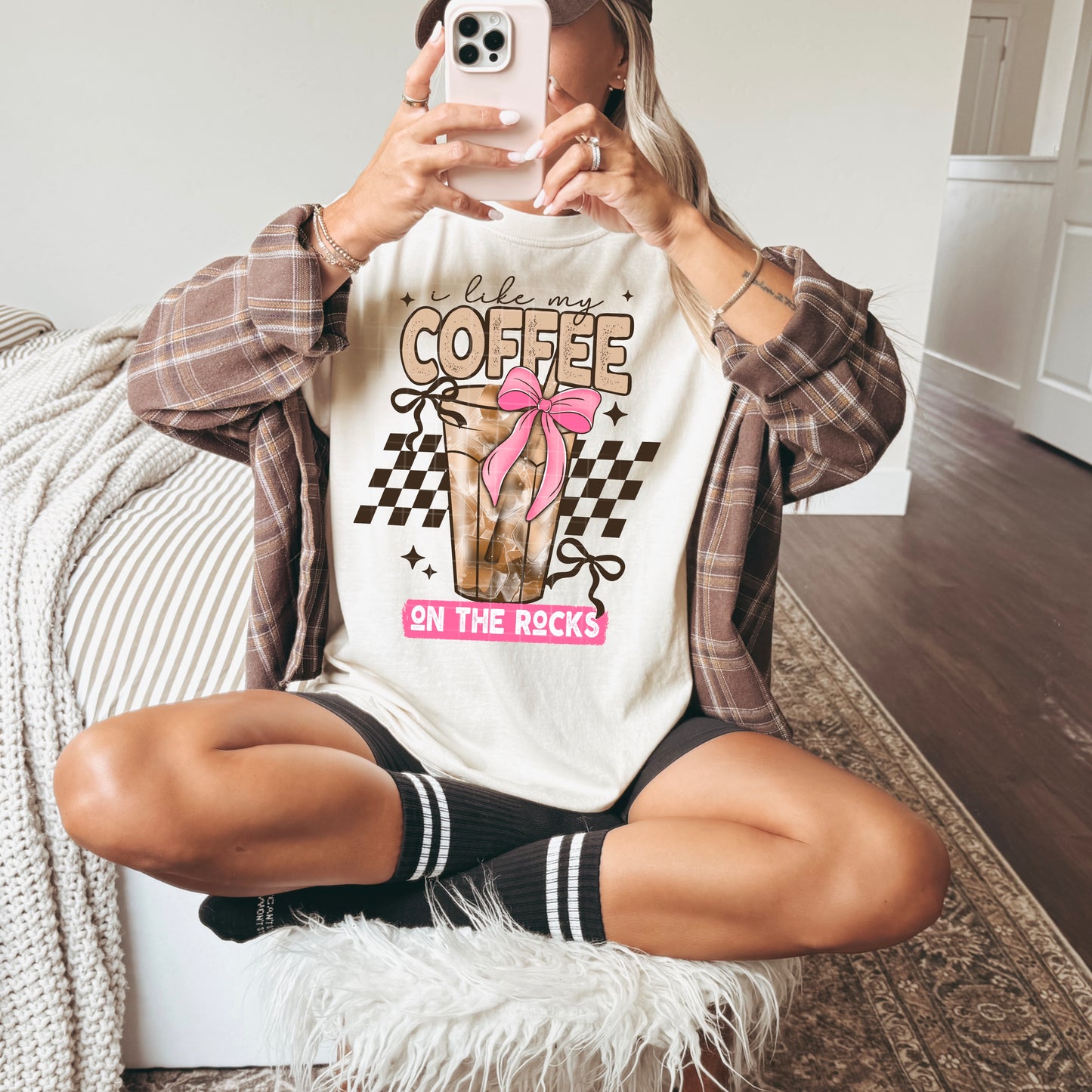 Coffee On The Rocks Bow Transfer