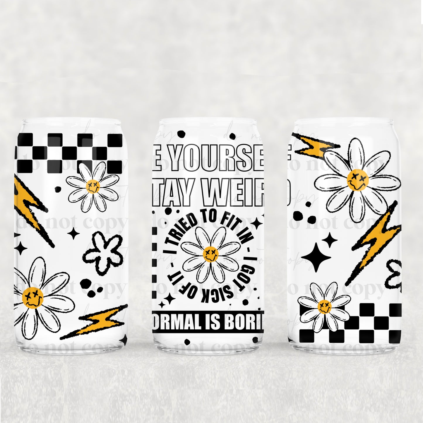 Be Yourself Libbey 16 oz Transfer