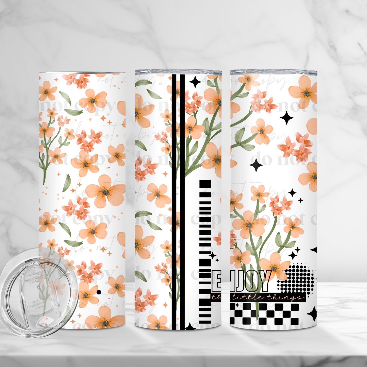 Enjoy The Little Things Tumbler Transfer