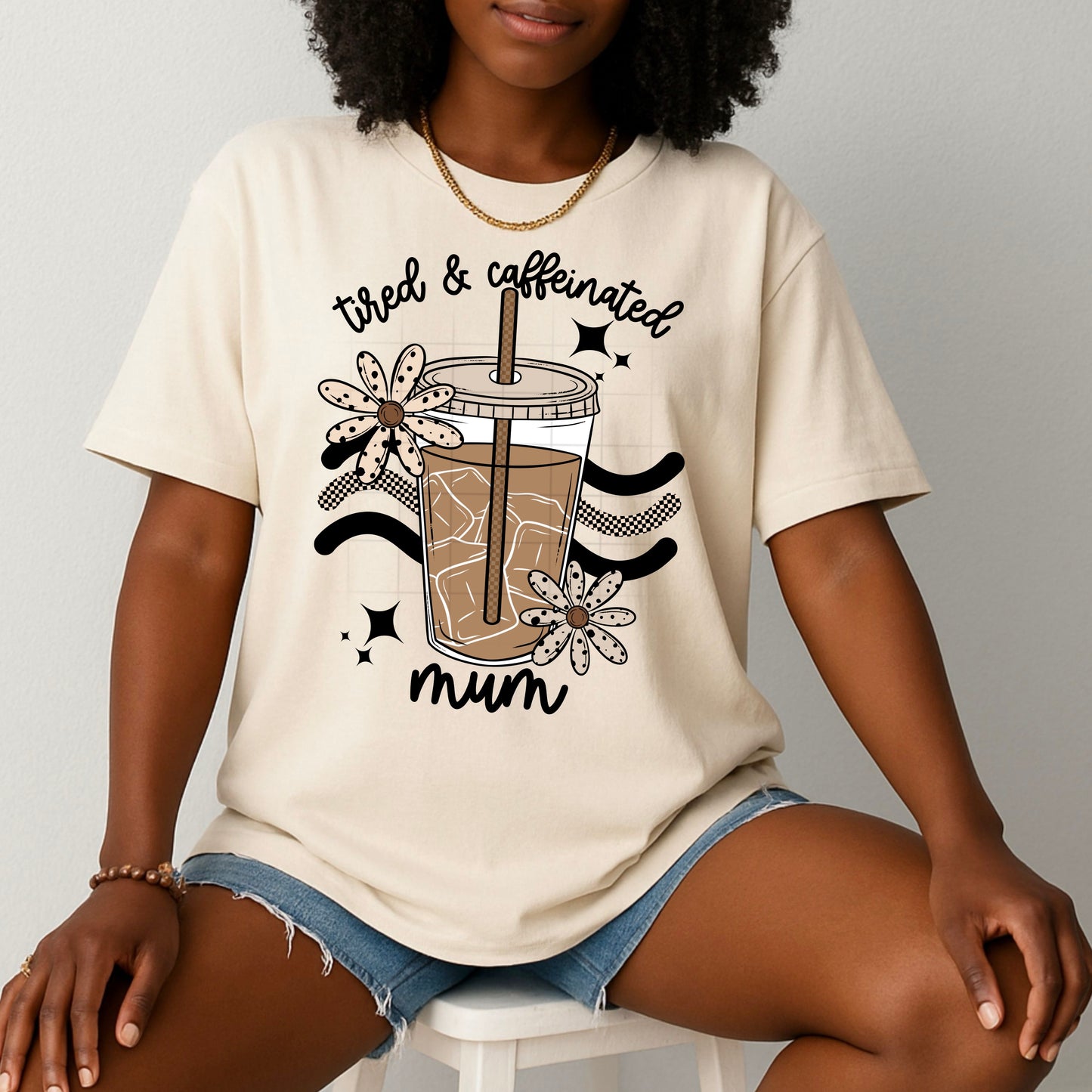 Tired And Caffeinated Transfer**SOLD SEPARATELY**