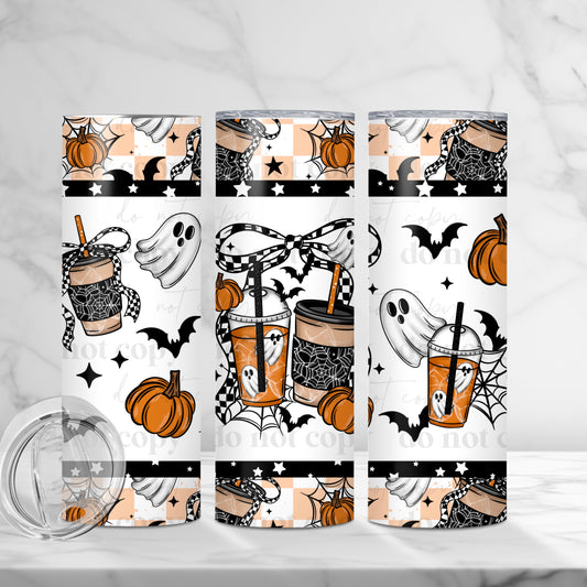 Halloween Coffee Wrap Transfer