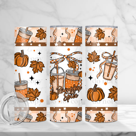 Pumpkin Spice Wrap Transfer