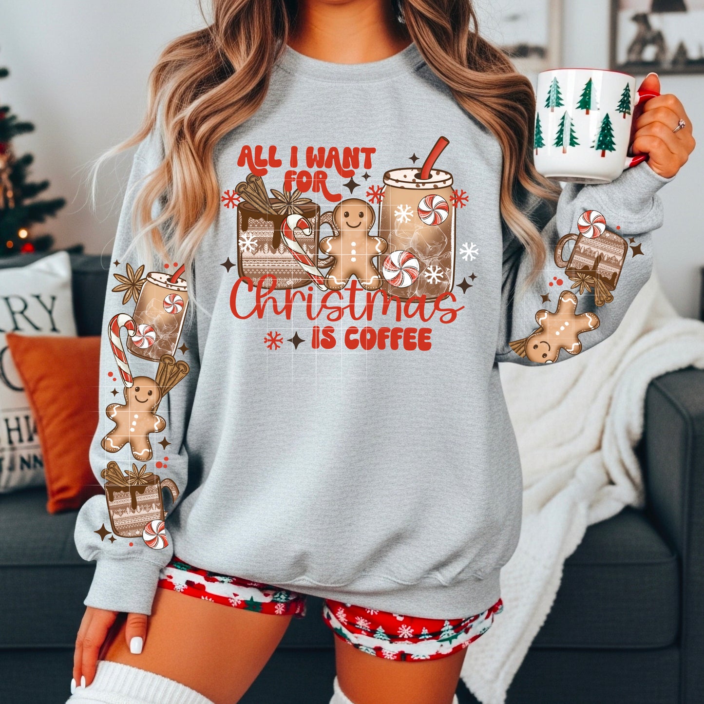 ALL I WANT FOR CHRISTMAS COFFEE TRANSFER