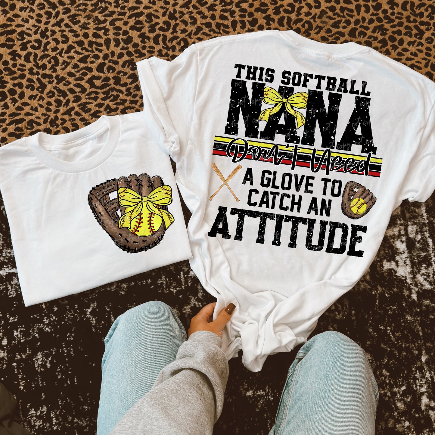 This Softball Nana Transfer ** TWO PART* SOLD SEPARATELY**
