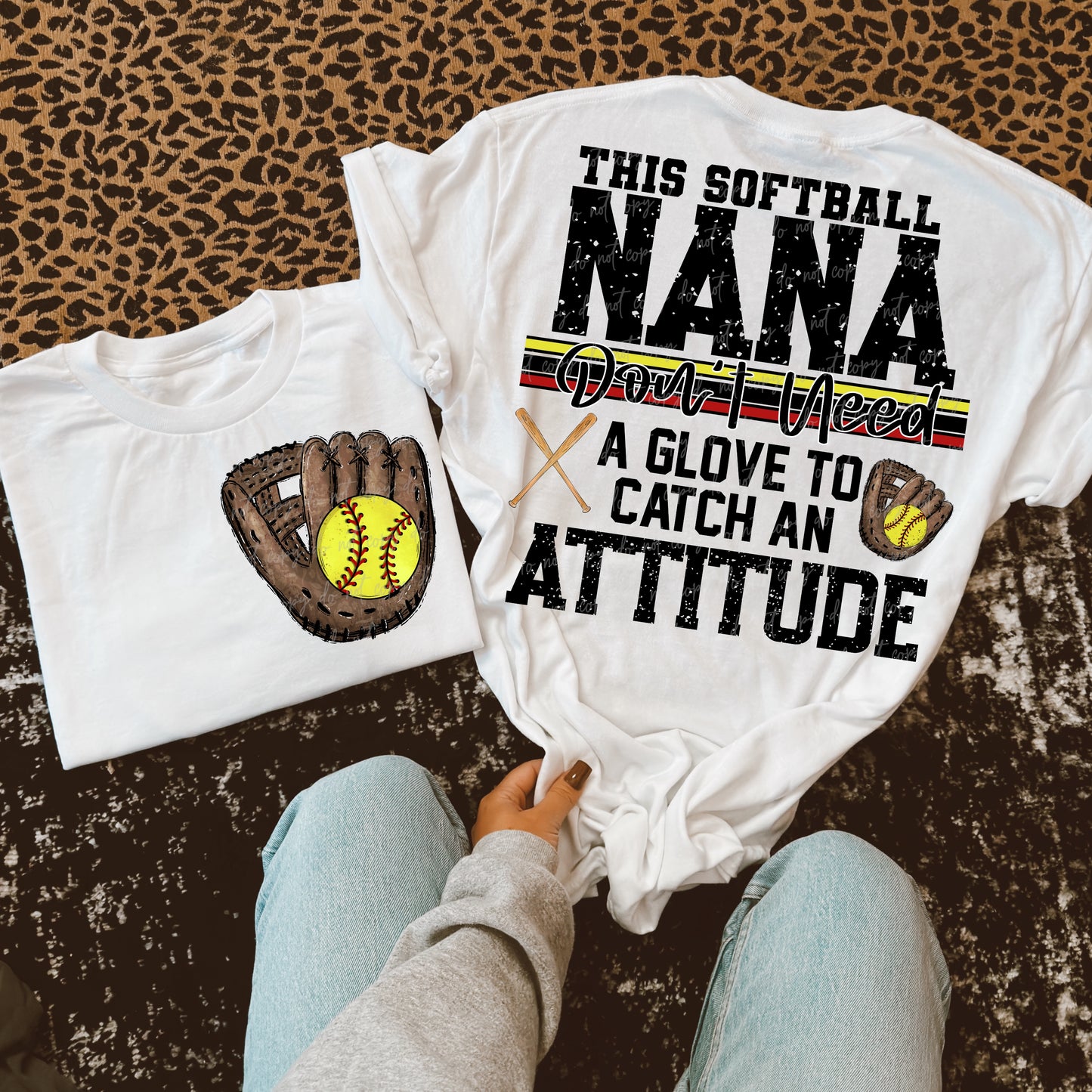 This Softball Nana Transfer ** TWO PART* SOLD SEPARATELY**
