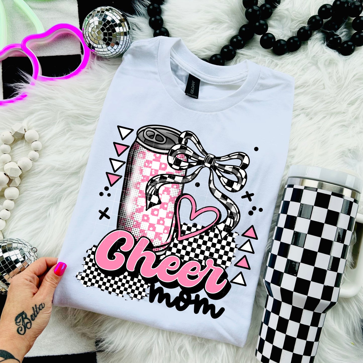 Cheer Mom Drink Can Transfer