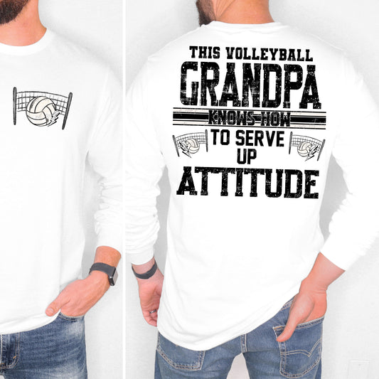 This Volleyball Grandpa Transfer ** TWO PART* SOLD SEPARATELY**