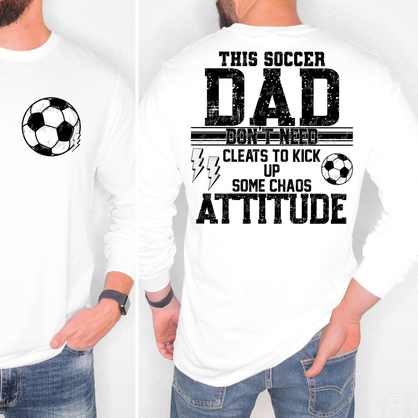 This Soccer Dad Transfer ** TWO PART* SOLD SEPARATELY**