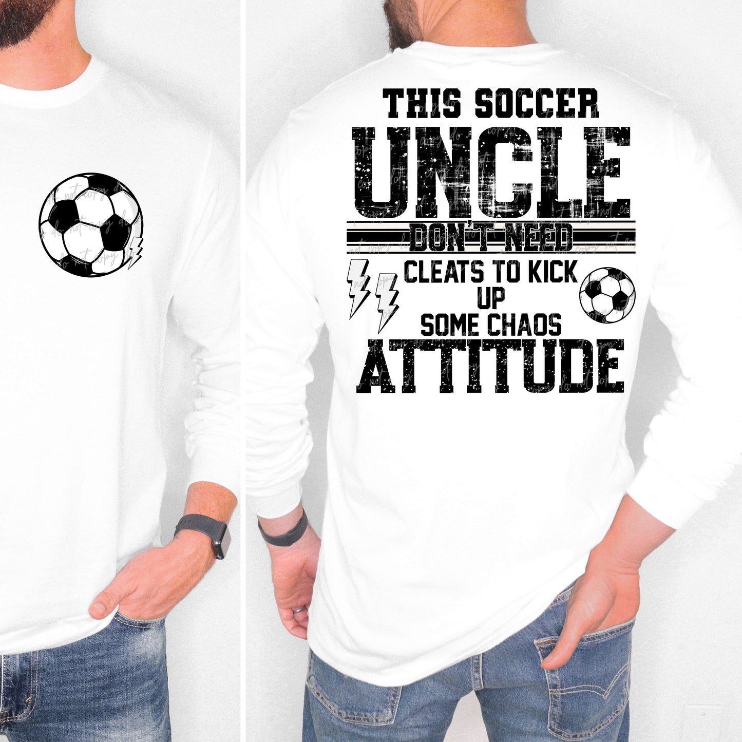 This Soccer Uncle Transfer ** TWO PART* SOLD SEPARATELY**