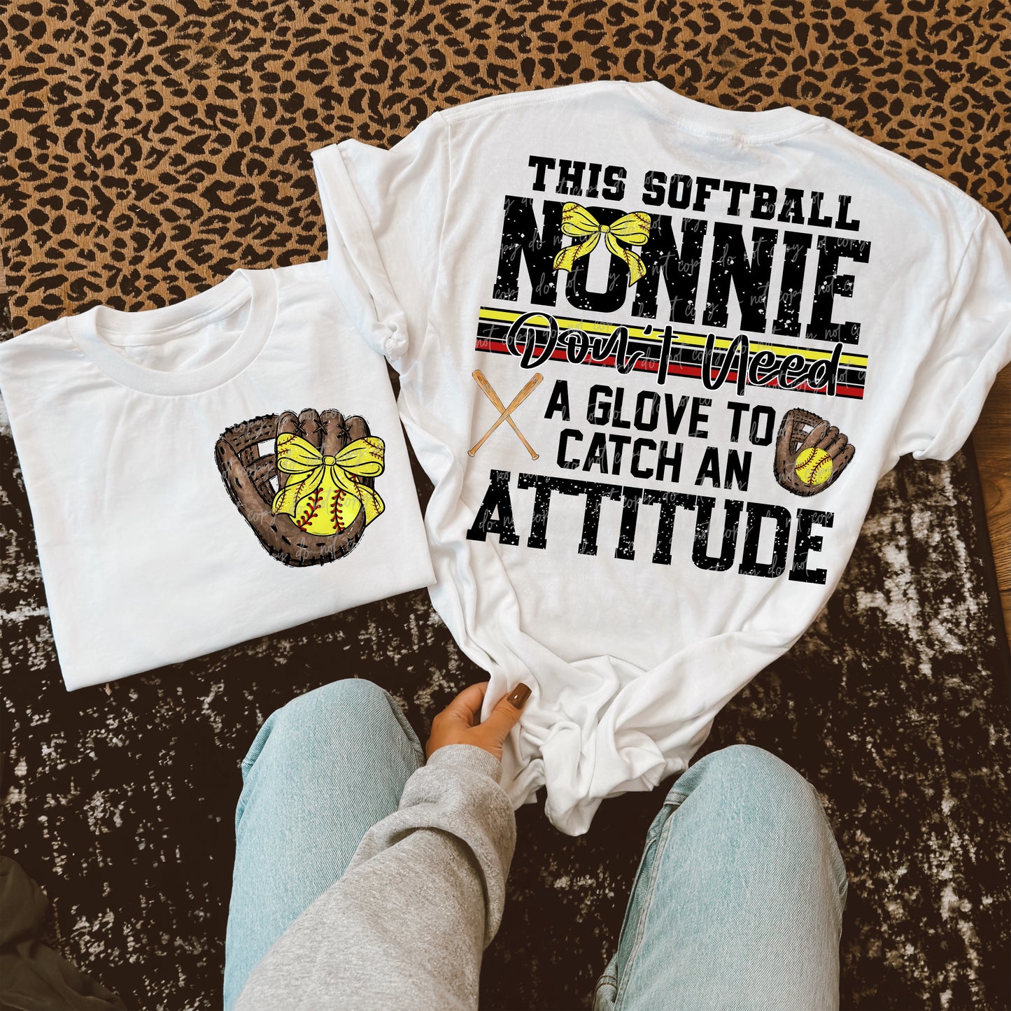 This Softball Nonnie Transfer ** TWO PART* SOLD SEPARATELY**