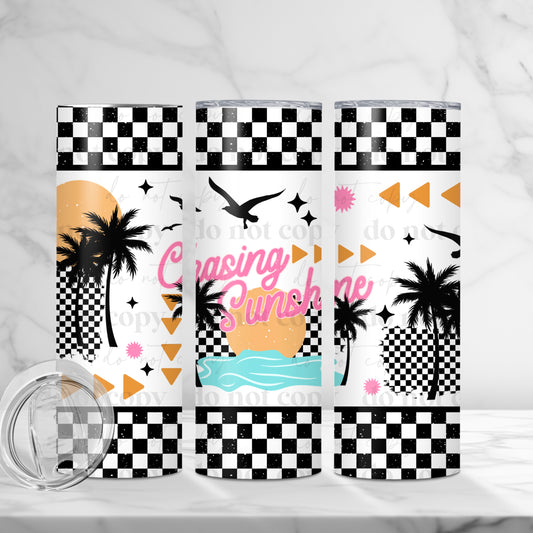 Chasing Sunshine Tumbler Wrap Transfer