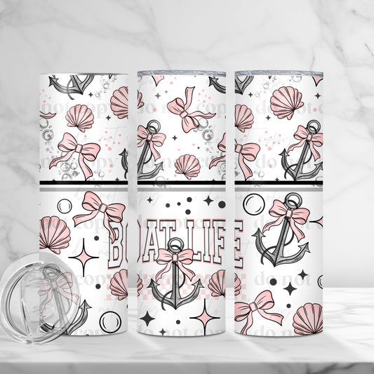 Boat Life Tumbler Wrap Transfer