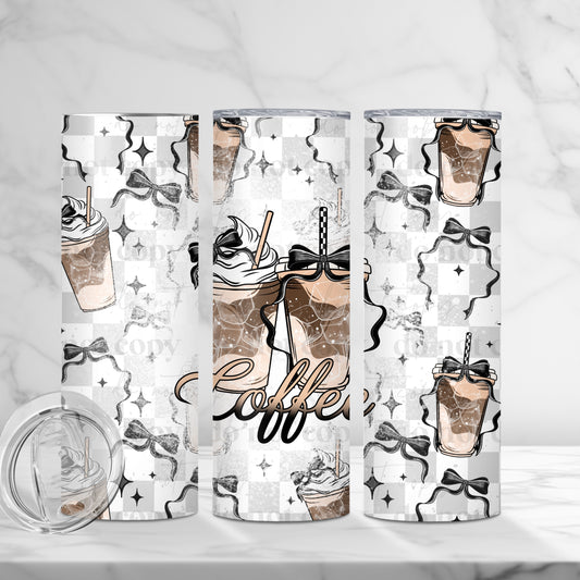 Coffee Coquette Tumbler Wrap Transfer
