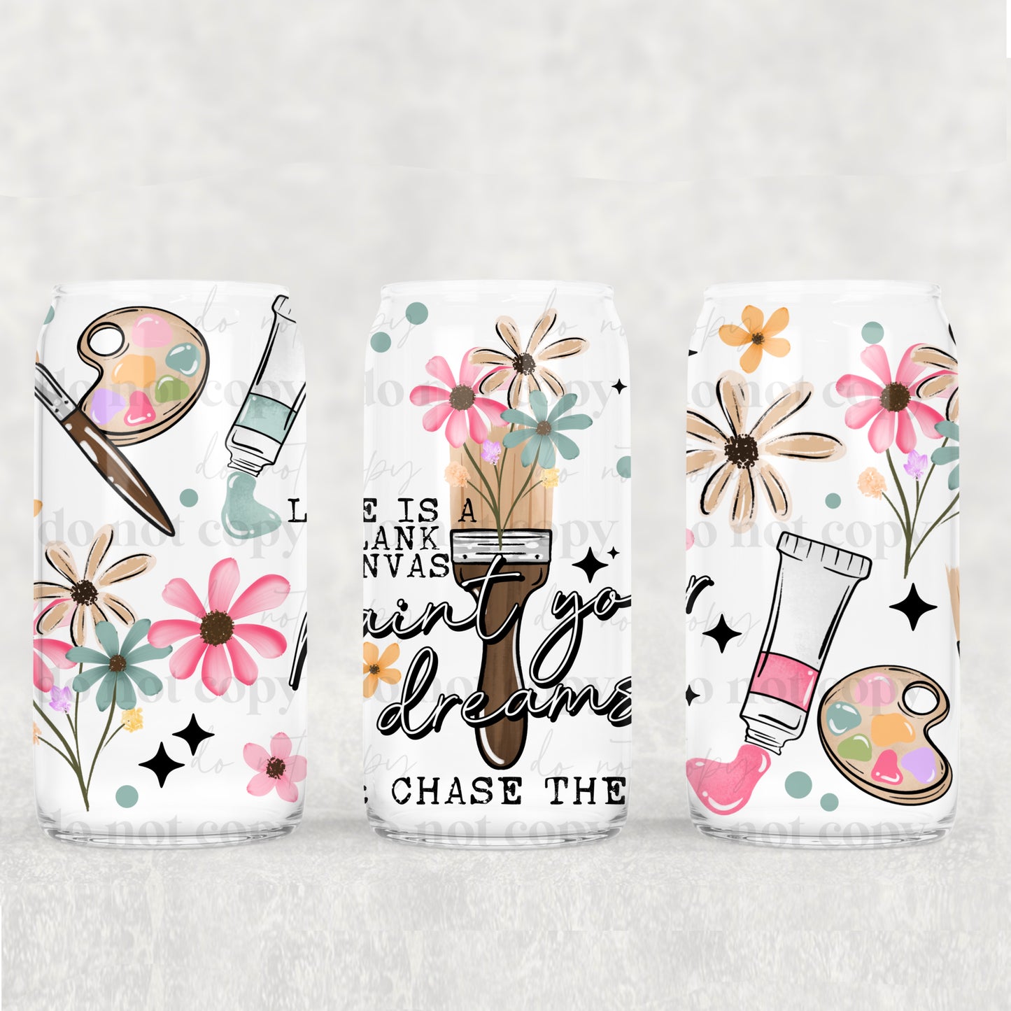 Paint Your Dreams 16 Oz Libbey Transfer