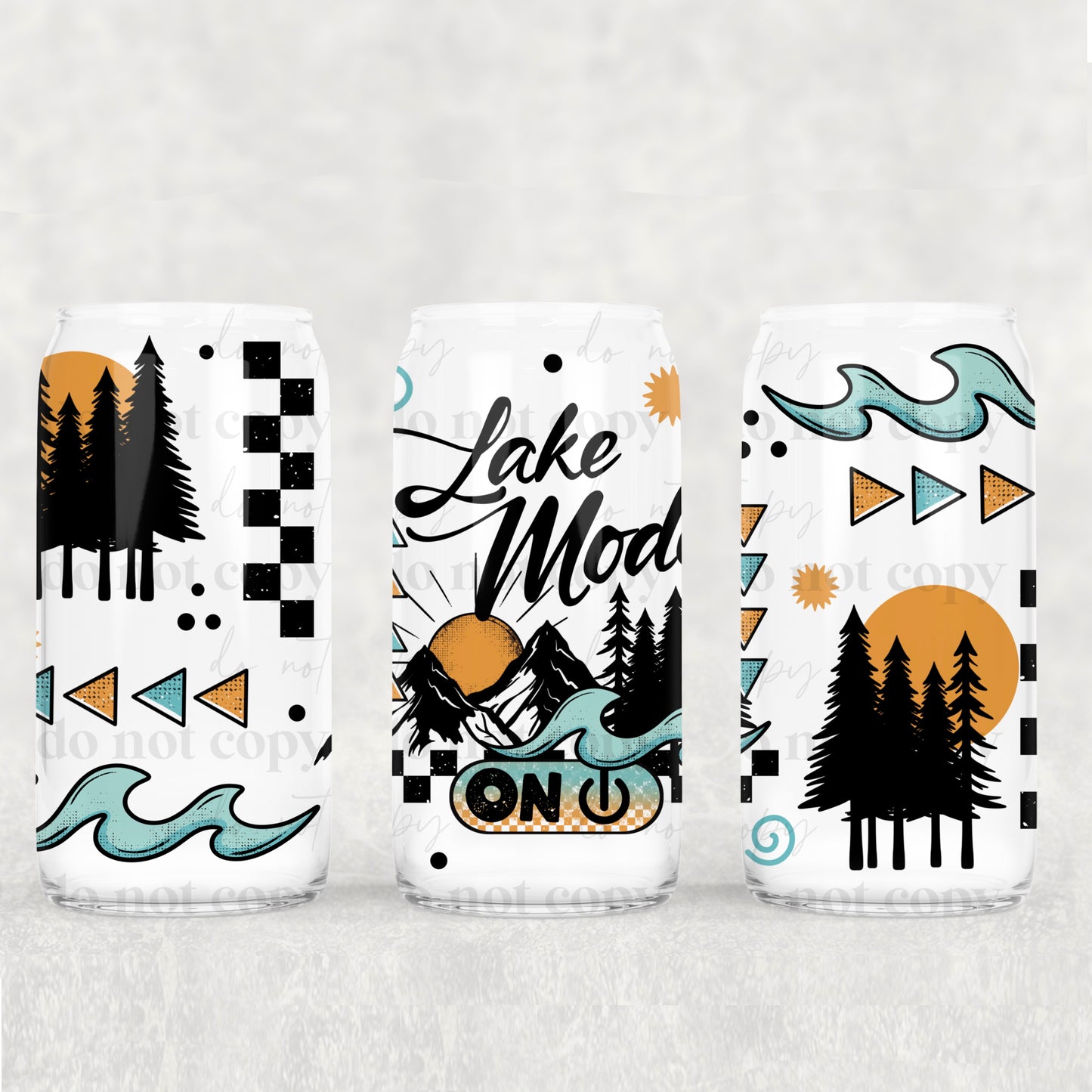 Lake Mode 16oz Libbey Wrap Transfer