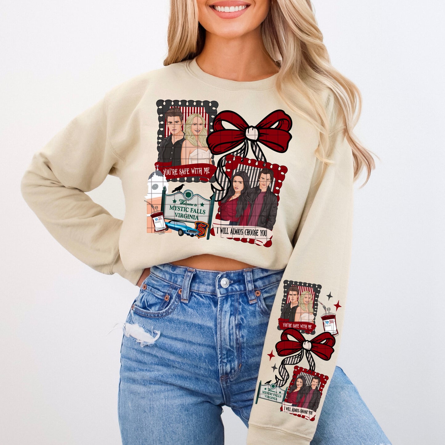 Vampire Coquette Collage Transfer**SOLD SEPARATELY**