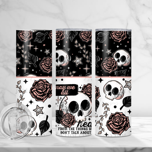 May We Heal Tumbler Wrap Transfer