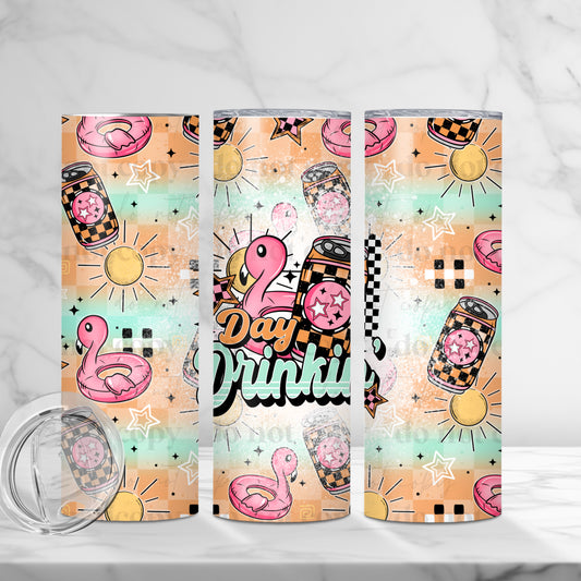 Day Drinkin Tumbler Wrap Transfer