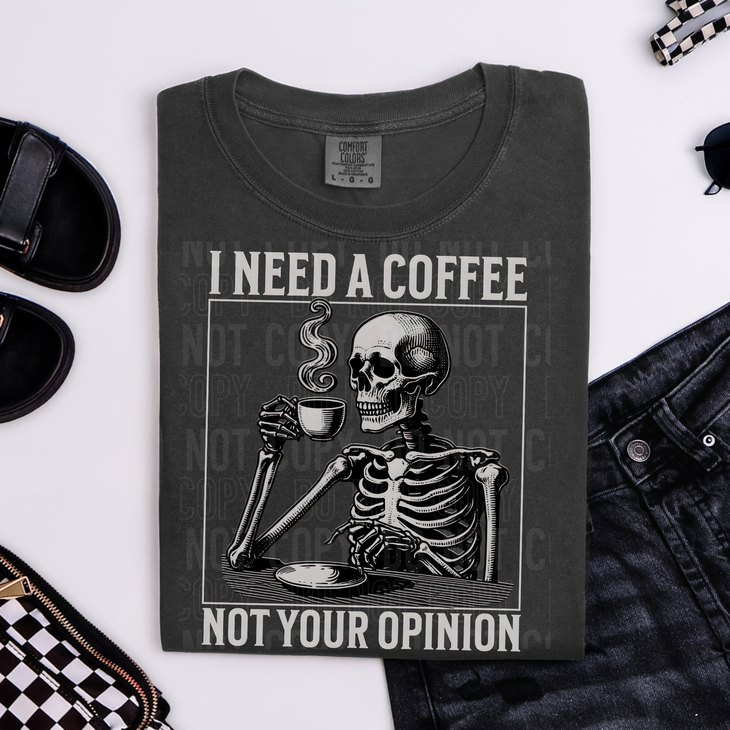 I NEED A COFFEE NOT YOUR OPINION TRANSFER