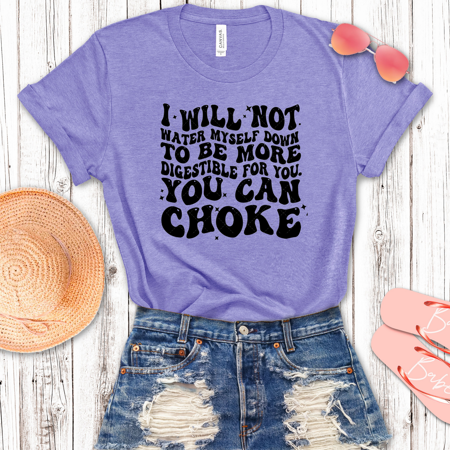 I Will Not Water Myself Down **TWO PART* SOLD SEPARATELY** Transfer