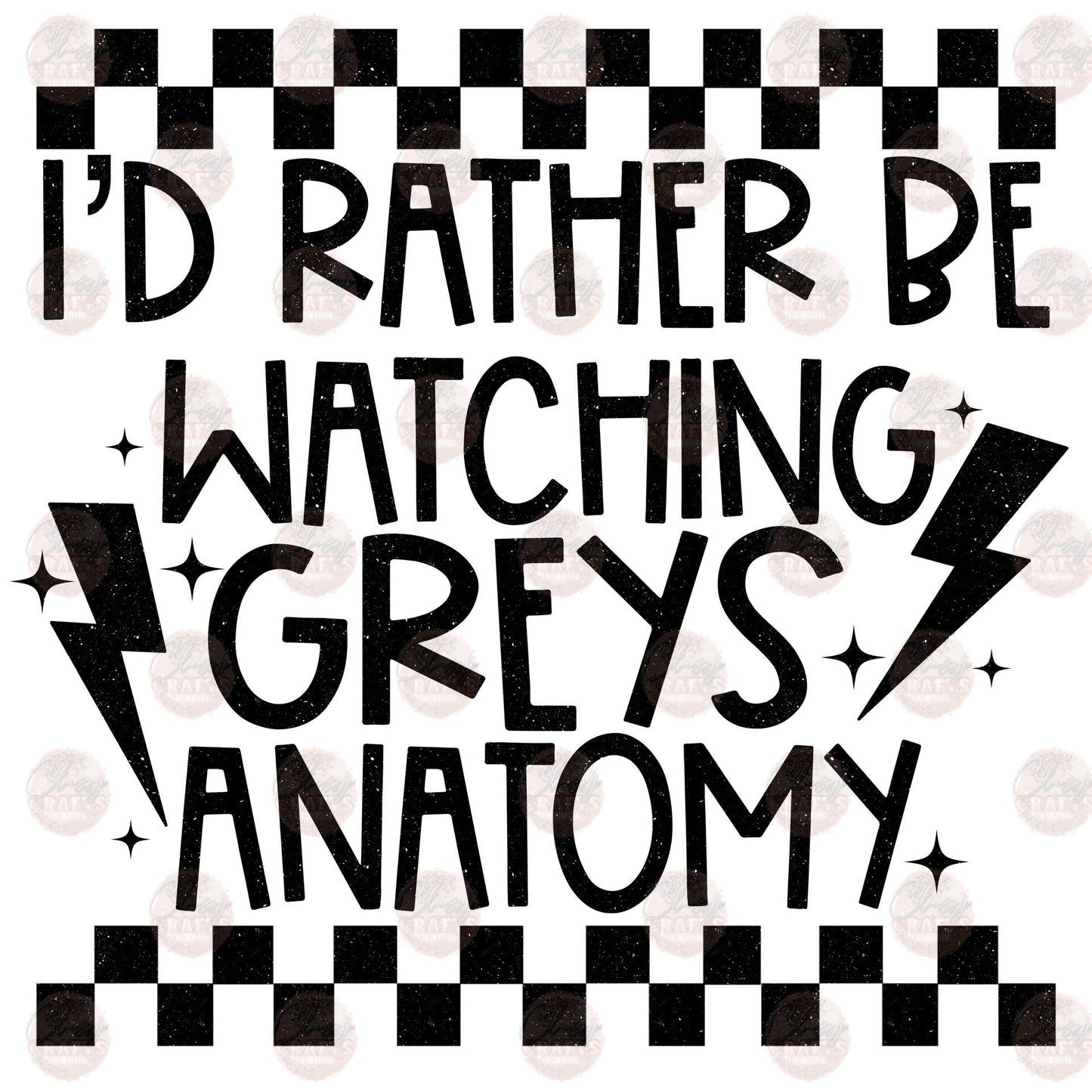 I'd Rather Be Watching Anatomy Transfers