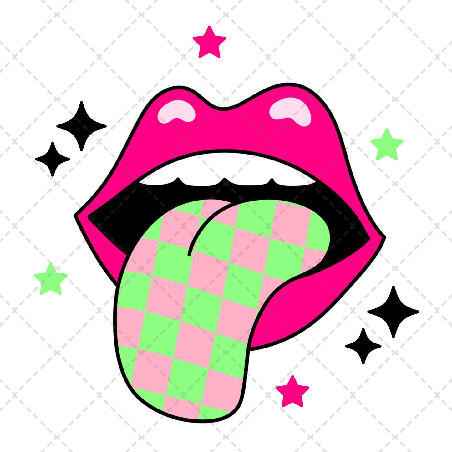 IDAGF Neon **THREE PART* SOLD SEPARATELY** Transfer