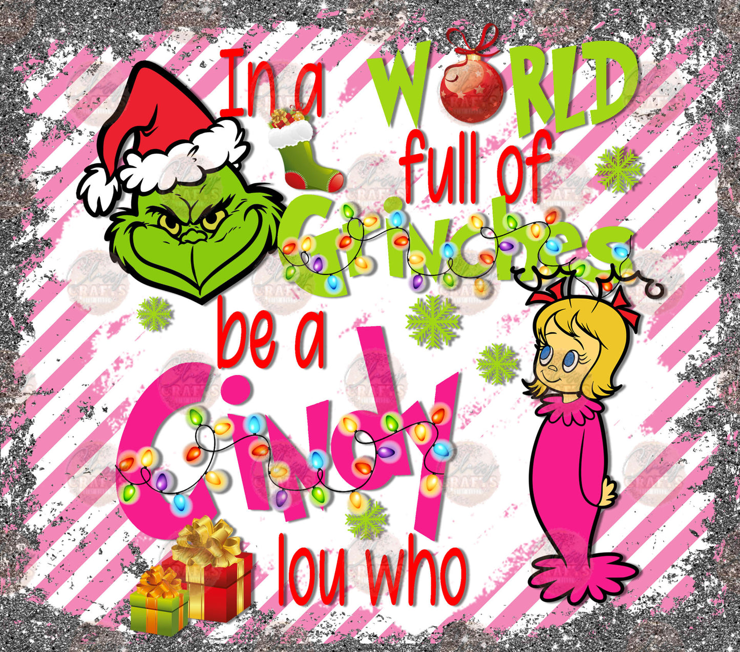 In A World Full Of Grumps Tumbler Wrap