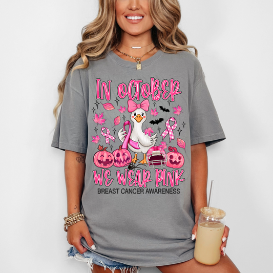 In October We Wear Pink Transfer