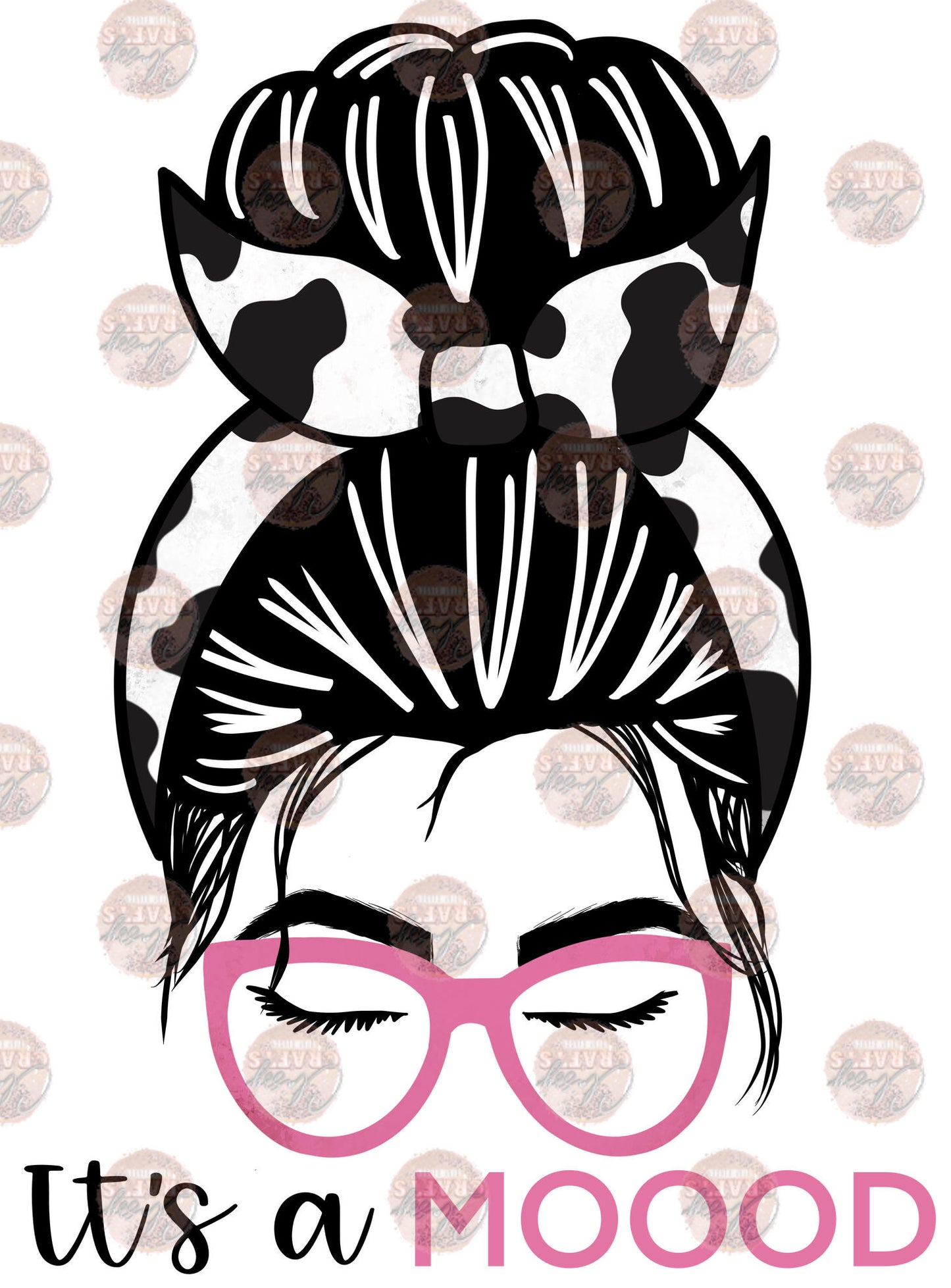 It's a Moood Mama Bun Transfer