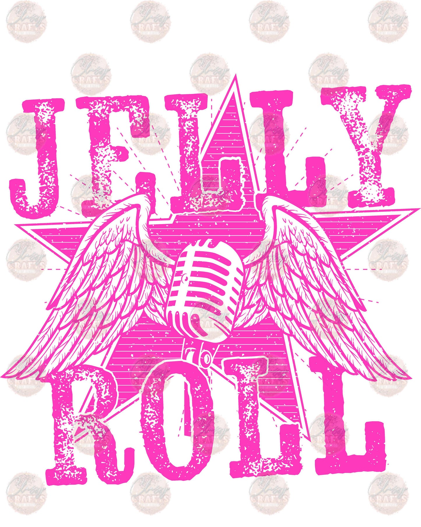 Jelly Wings - Sublimation Transfer