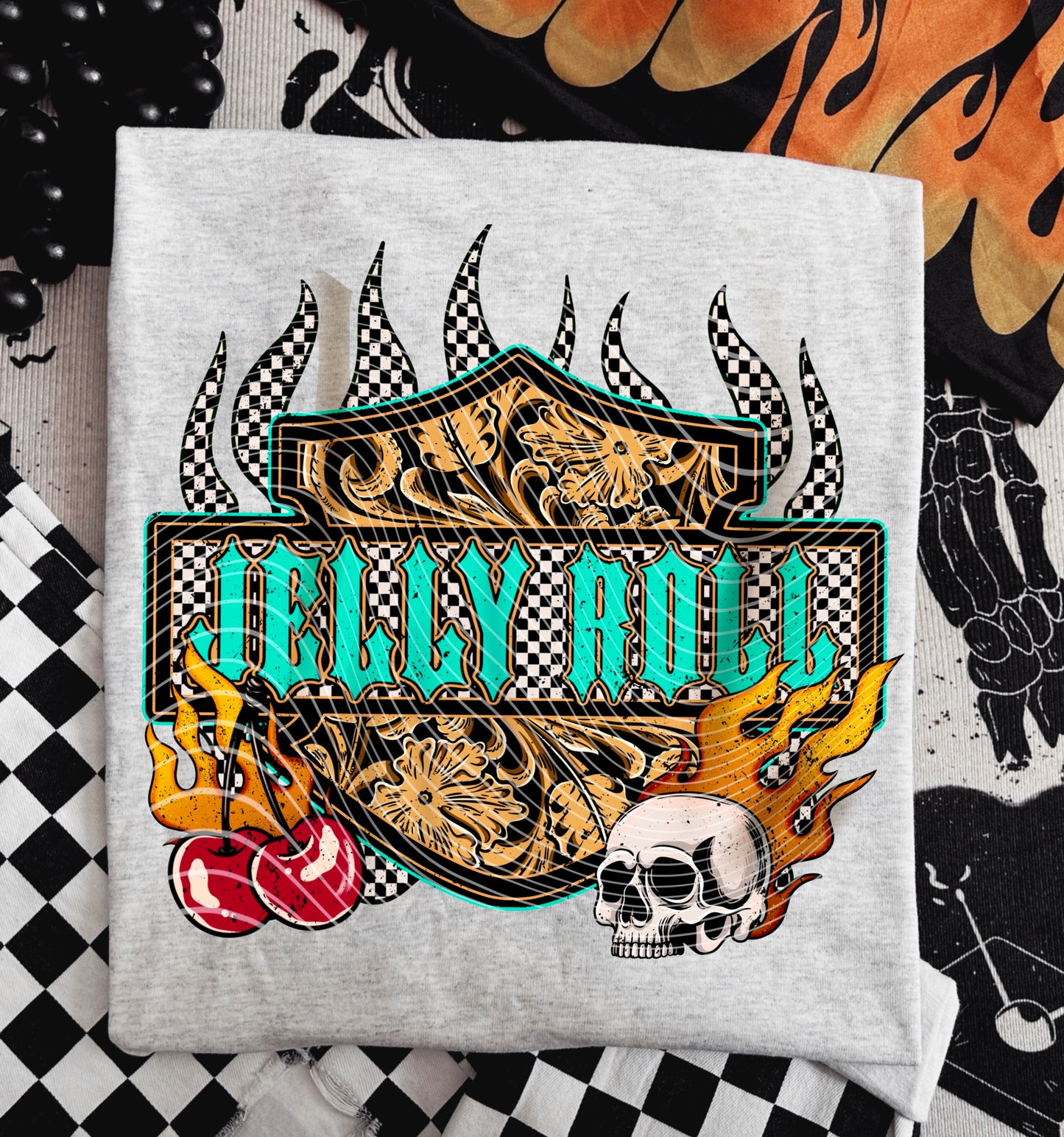 J Roll Checkered Flame Transfer