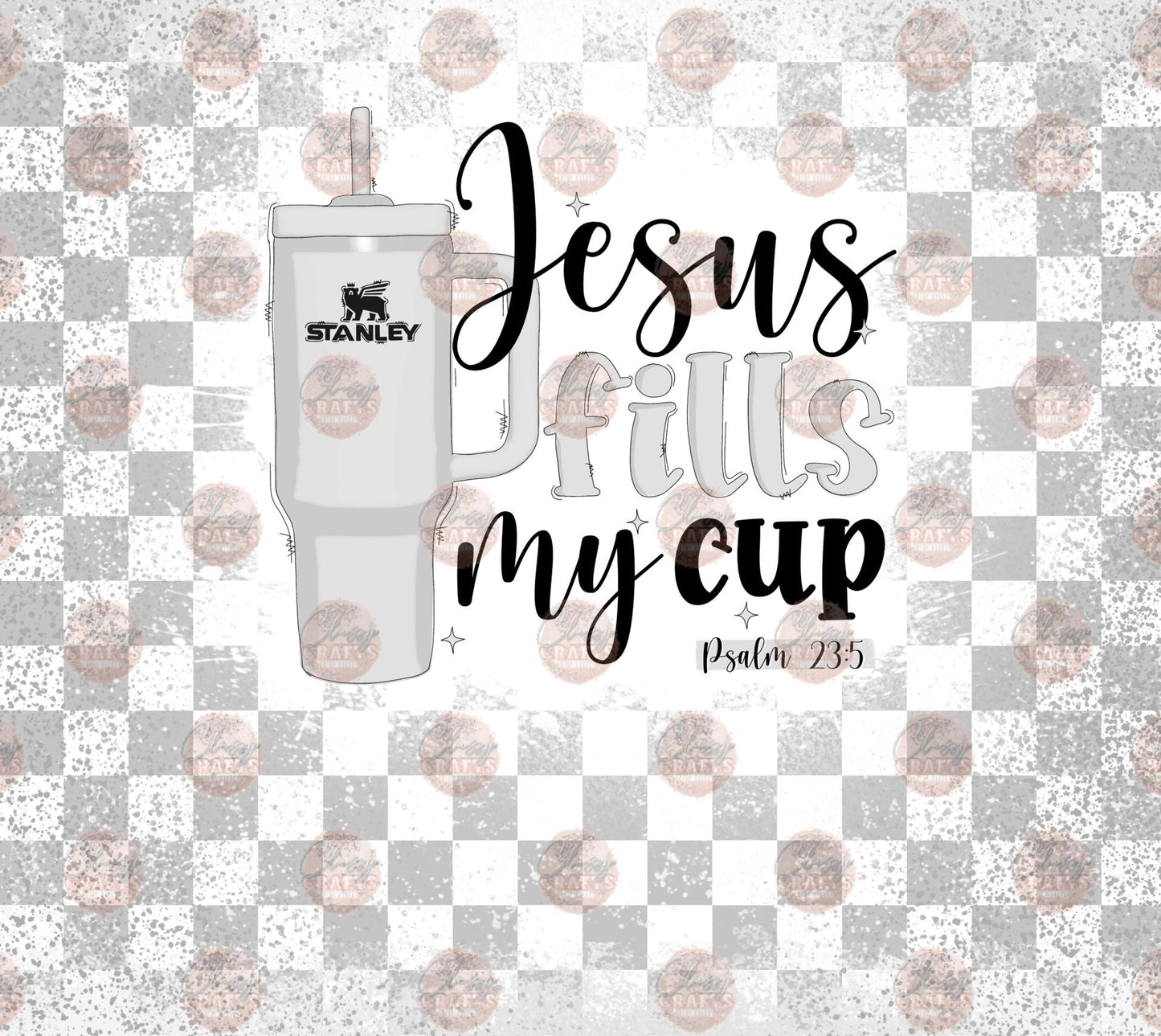 Jesus Fills My Cup Tumbler Wrap
