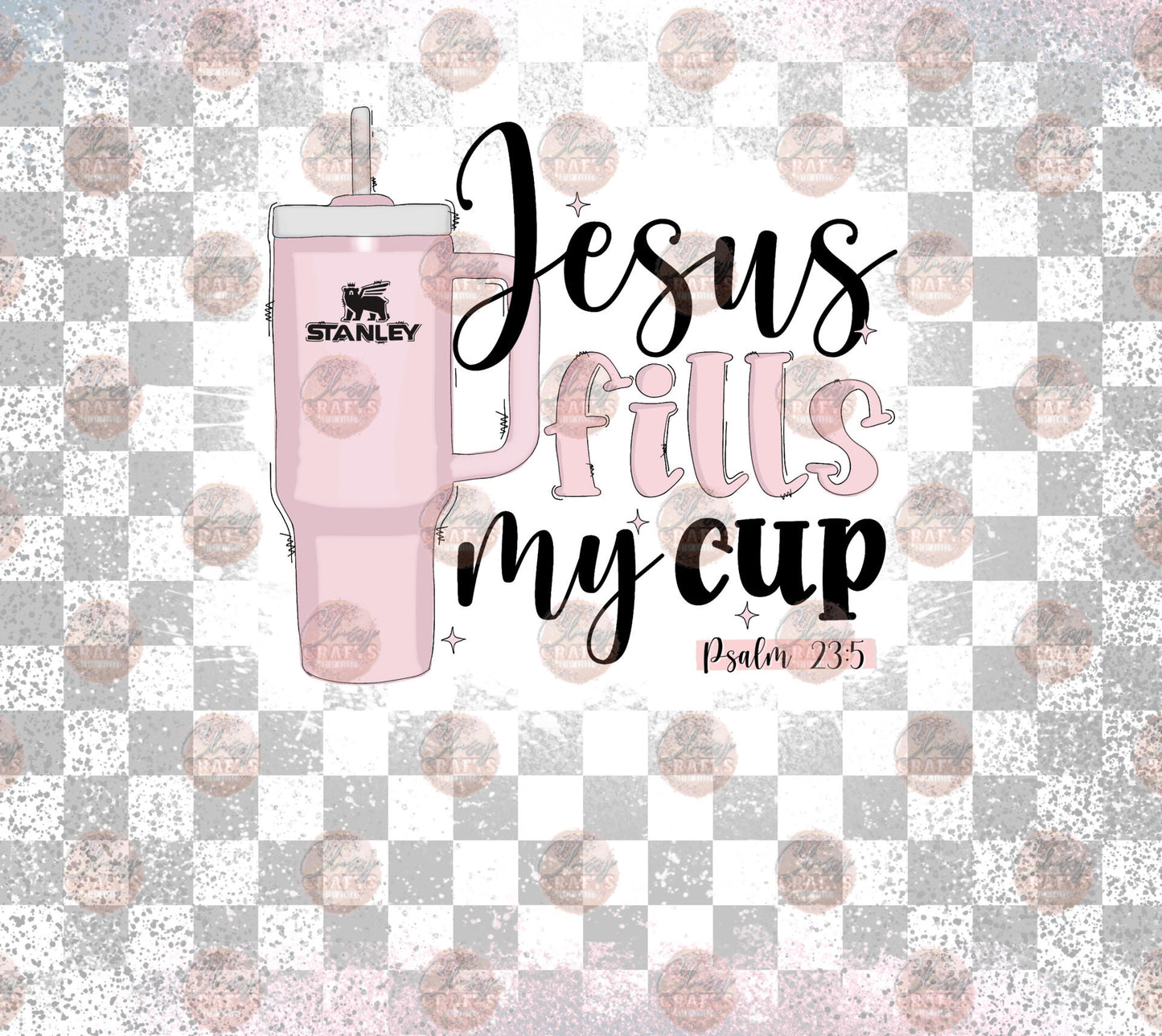 Jesus Fills My Cup Tumbler Wrap