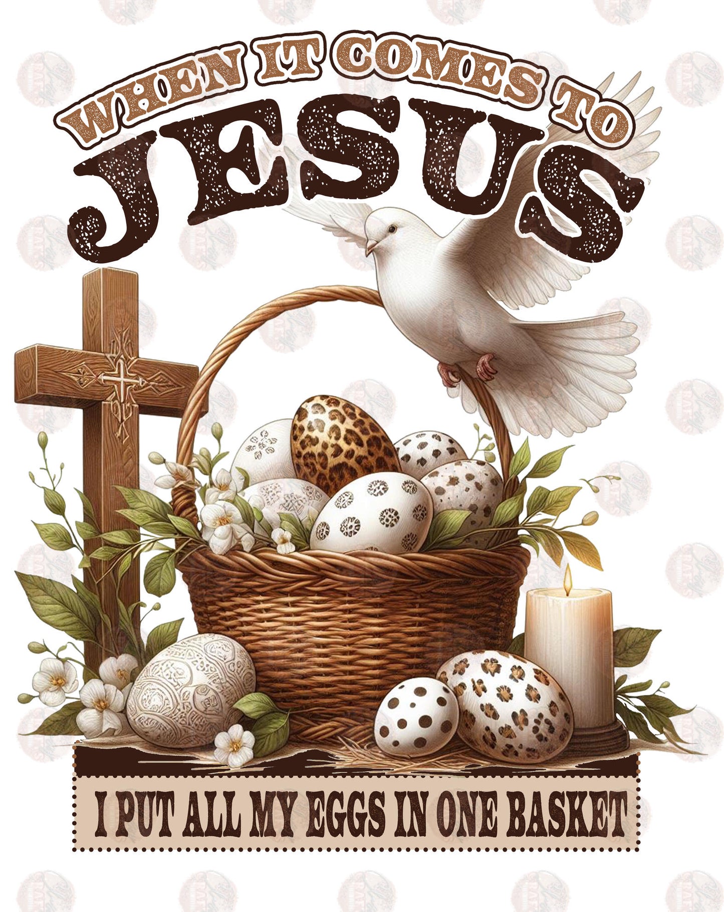 Jesus Easter Basket Transfer