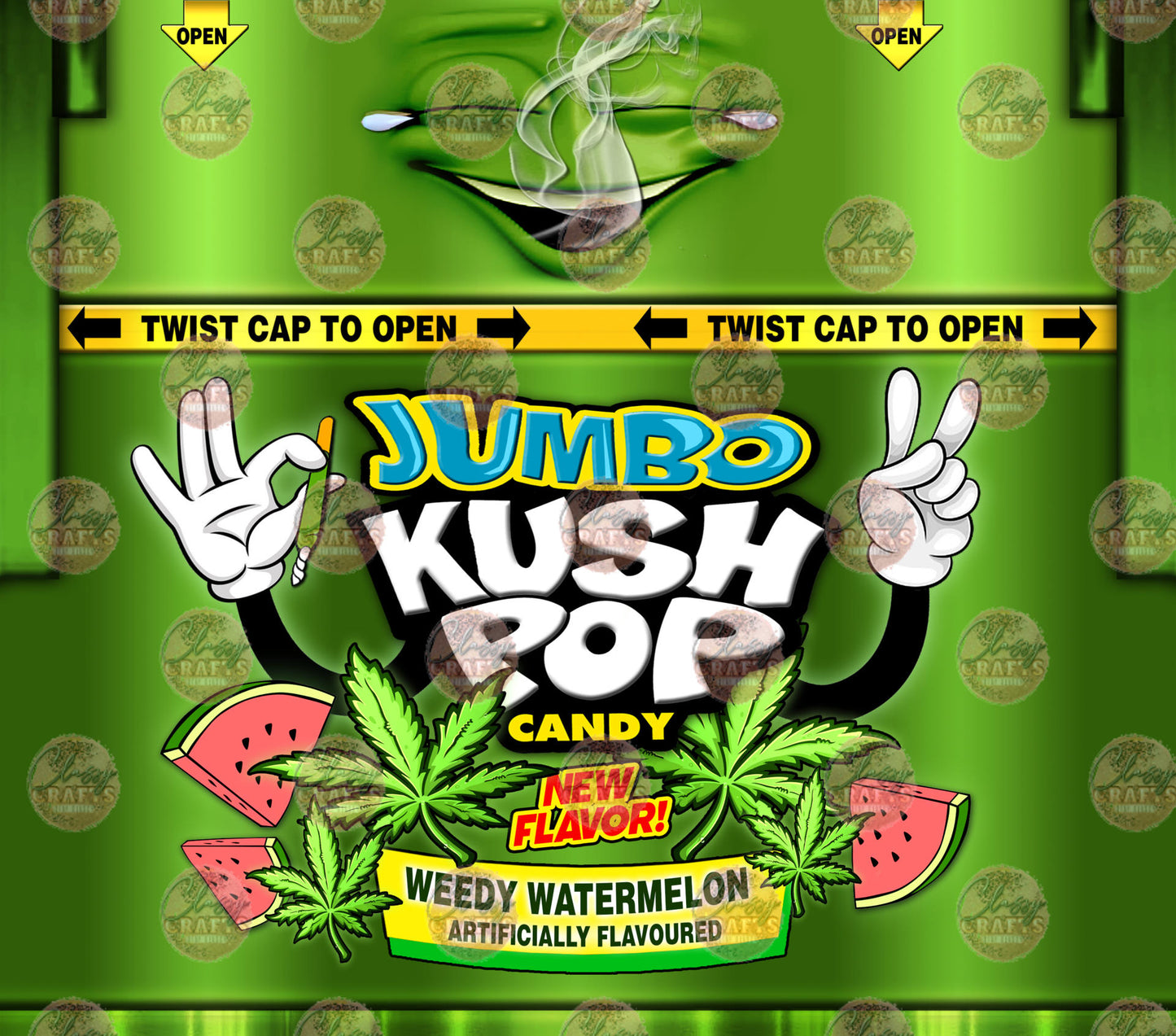 Jumbo Kush Pop Tumbler Wrap