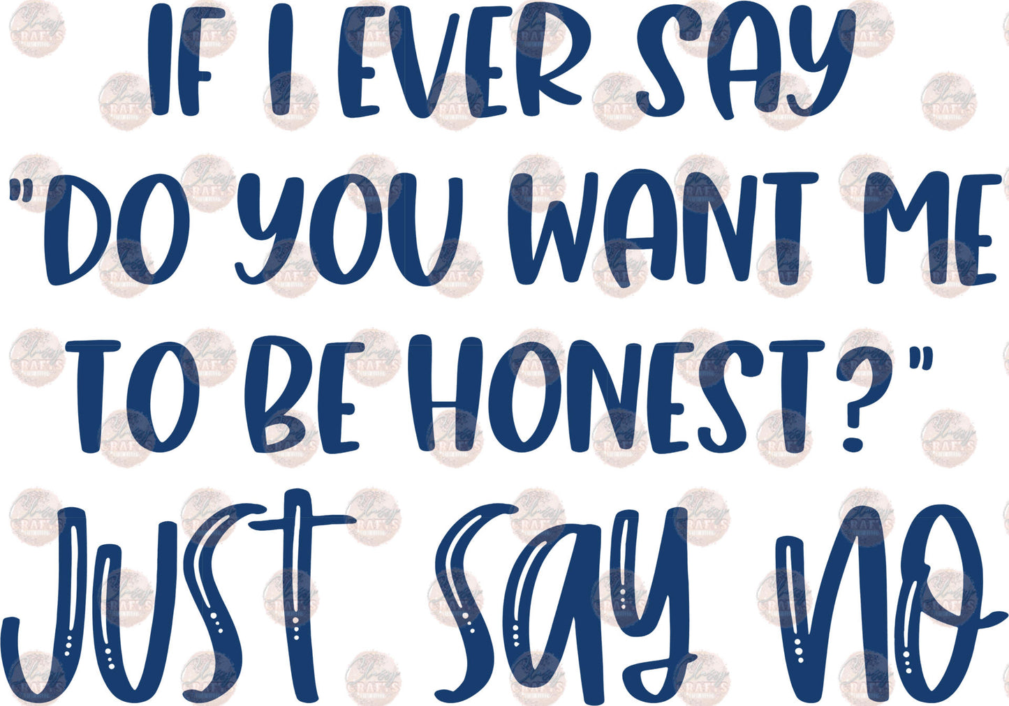 Just Say No Transfer