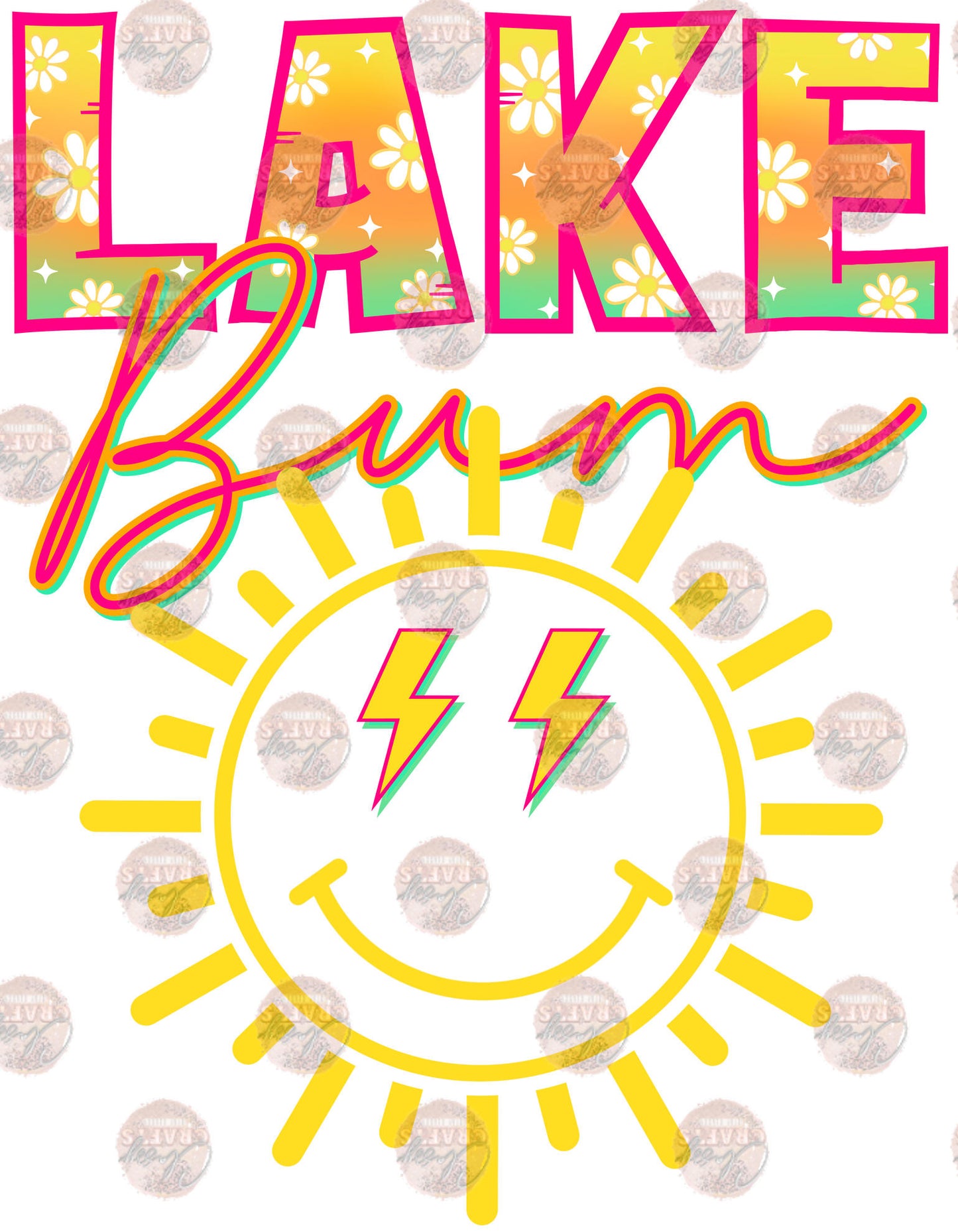 Lake Bum Smiley Transfer