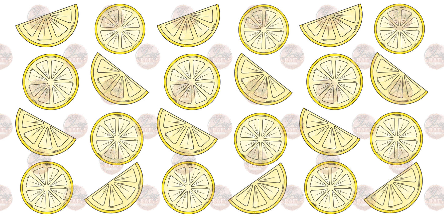 Lemon Tumbler Wrap 16oz Libbey Wrap