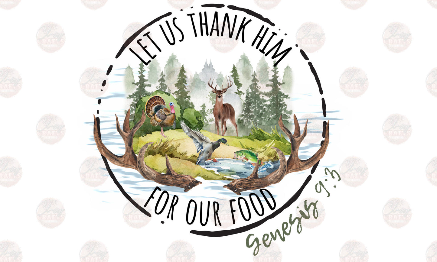 Let Us Thank Him Transfer