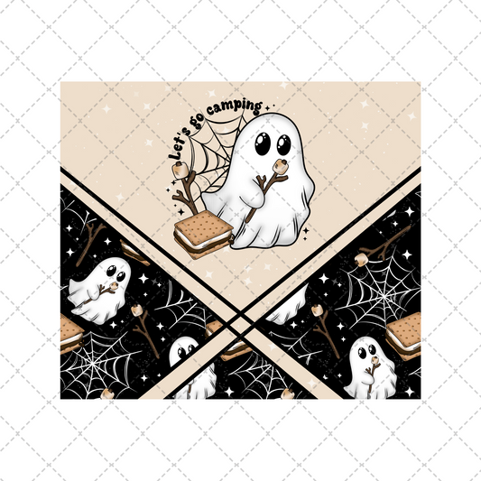 Let's Go Camping Tumbler Wrap