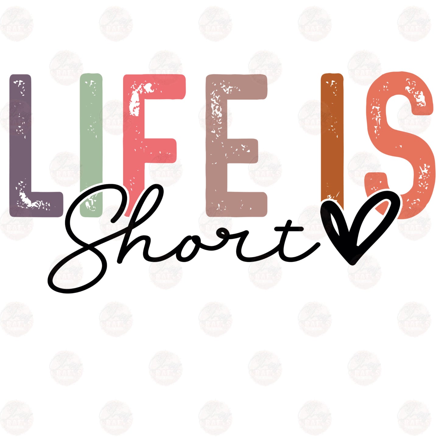 Life Is Two Part **Sold Separately** Transfer