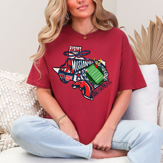 Life School Mustangs Game Day Coquette Transfer