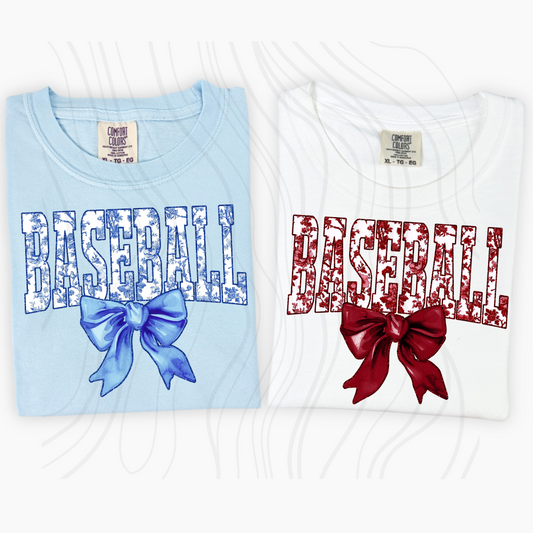 Light Blue Baseball Transfer