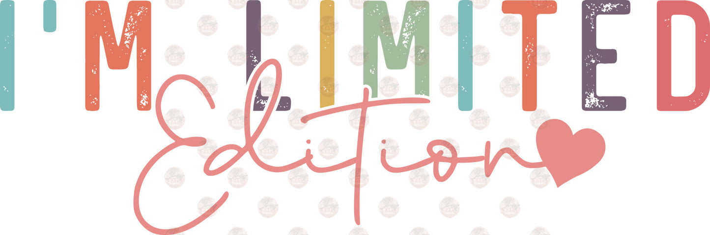 I'm Limited Edition Transfer